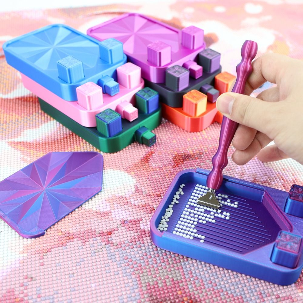 Resin Art Case - Plateau de peinture diamant artisanal avec