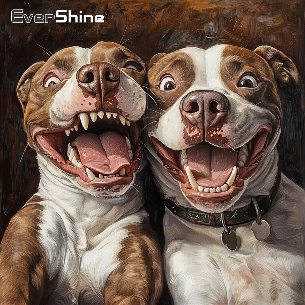 Resin Art Wallpaper - Evershine 5D bricolage diamant peinture chien