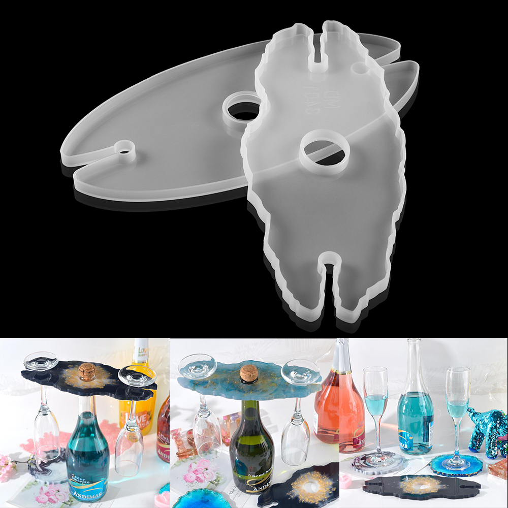Resin Art Equipment - Plateaux à vin en silicone et