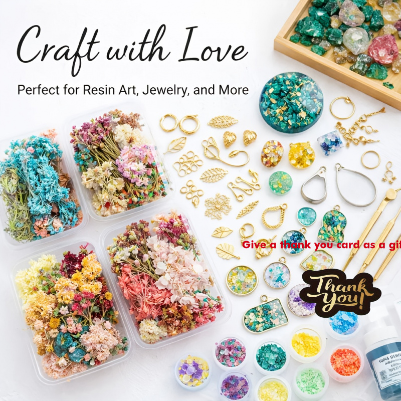 Resin Art Wedding Gift - Lot de 10 bouquets de fleurs