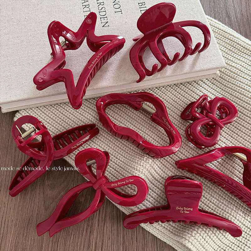 Pince à cheveux Red Collection - Resin Art Alphabet avis et prix