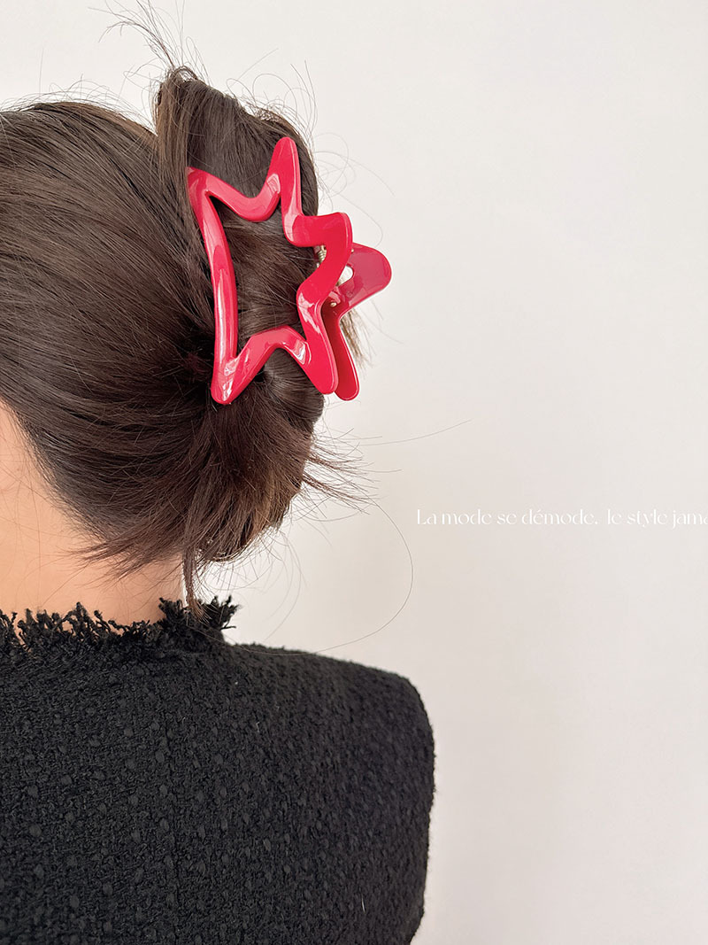 Pince à cheveux Red Collection - Resin Art Alphabet avis et prix