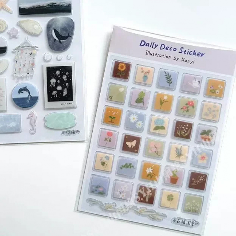 Autocollants 3D en gelée trans - Resin Art Case avis et prix
