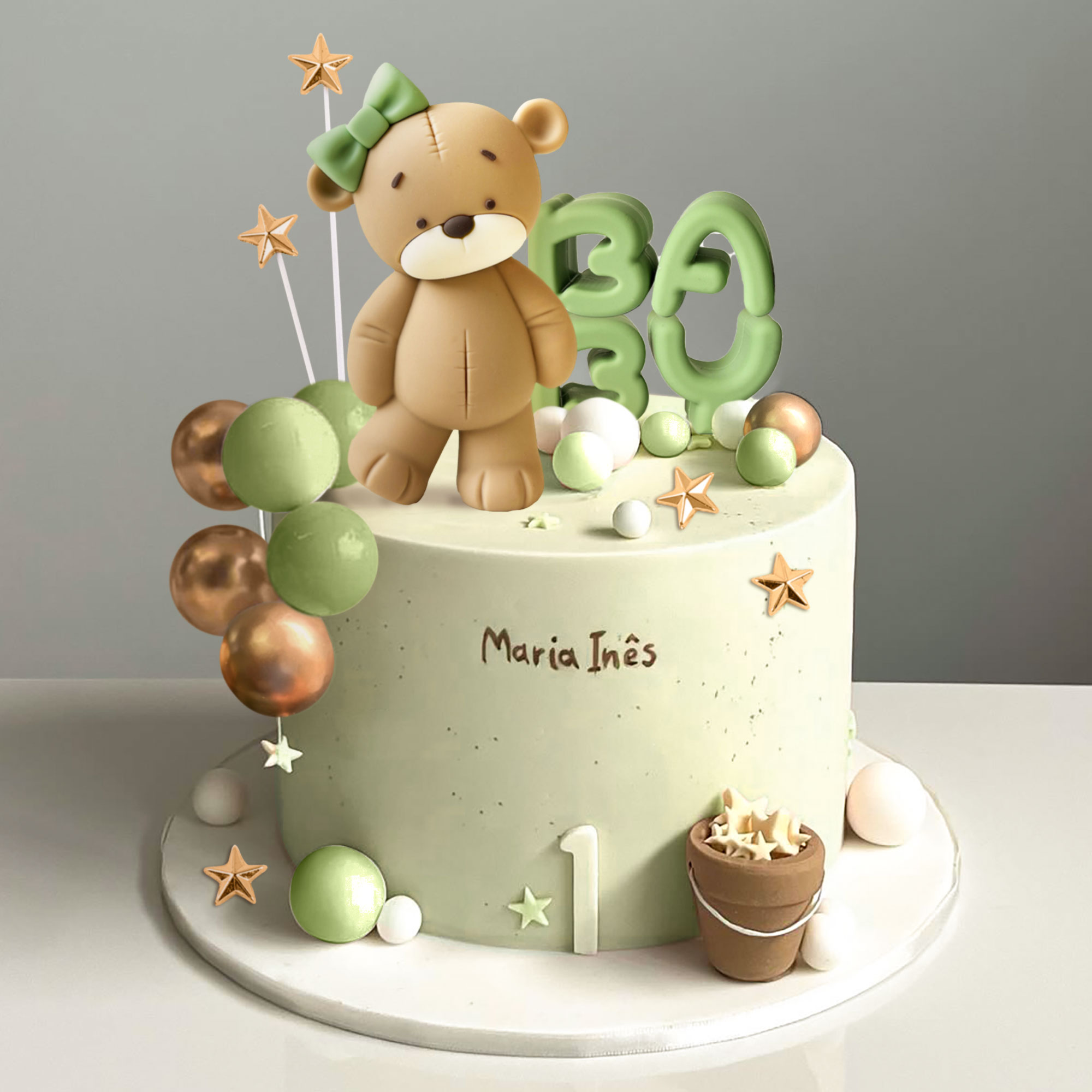LaVenty ours rose décoration d - Resin Art Alphabet avis et prix