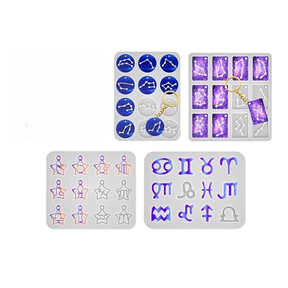 4 styles de moules en résine m - Resin Art Alphabet avis et prix