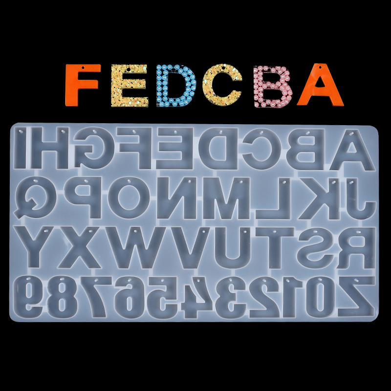 Moule en Silicone pour porte-c - Resin Art Alphabet avis et prix