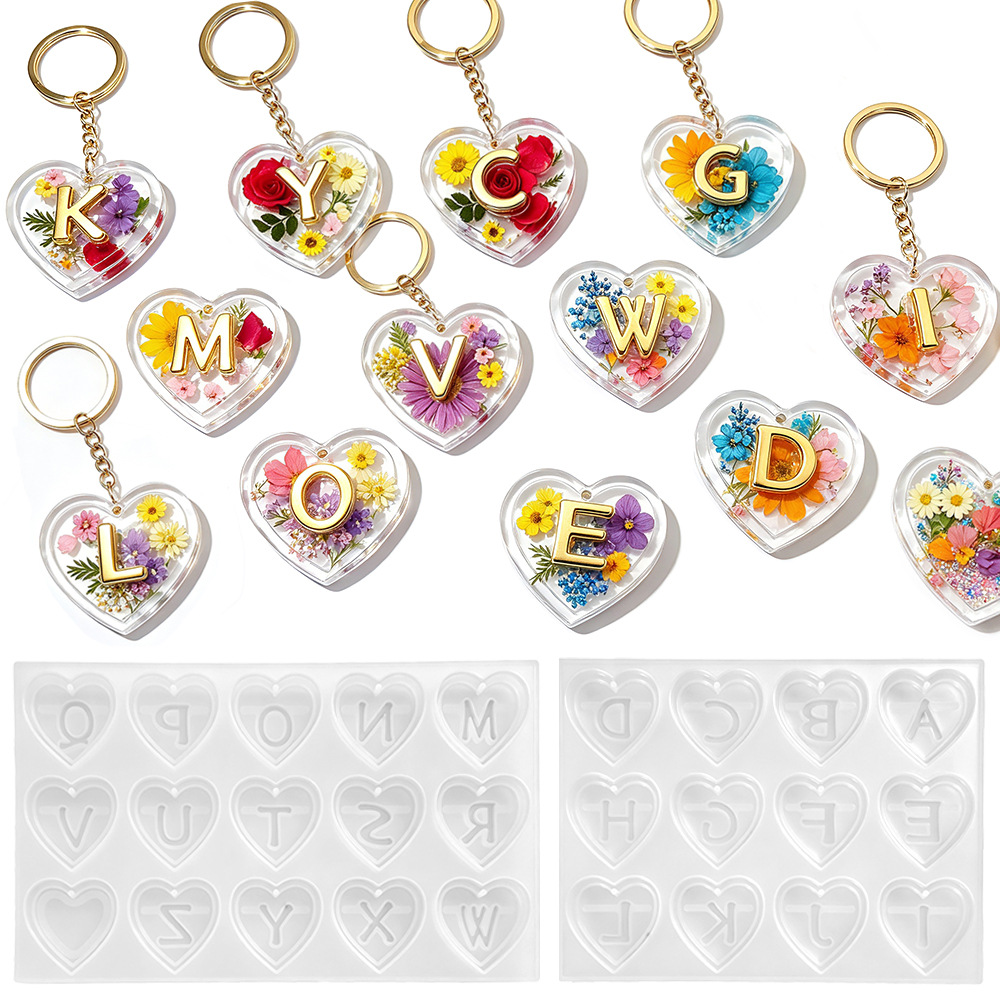 Moules en silicone complets 26 - Resin Art Alphabet avis et prix