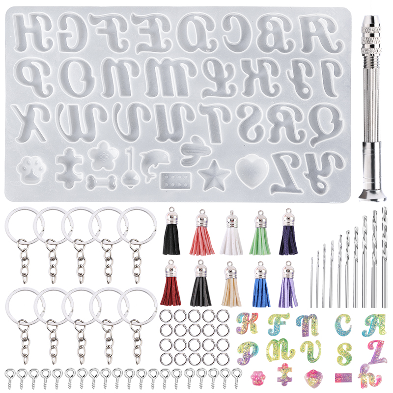 Alphabet porte-clés moules Alp - Resin Art Alphabet avis et prix