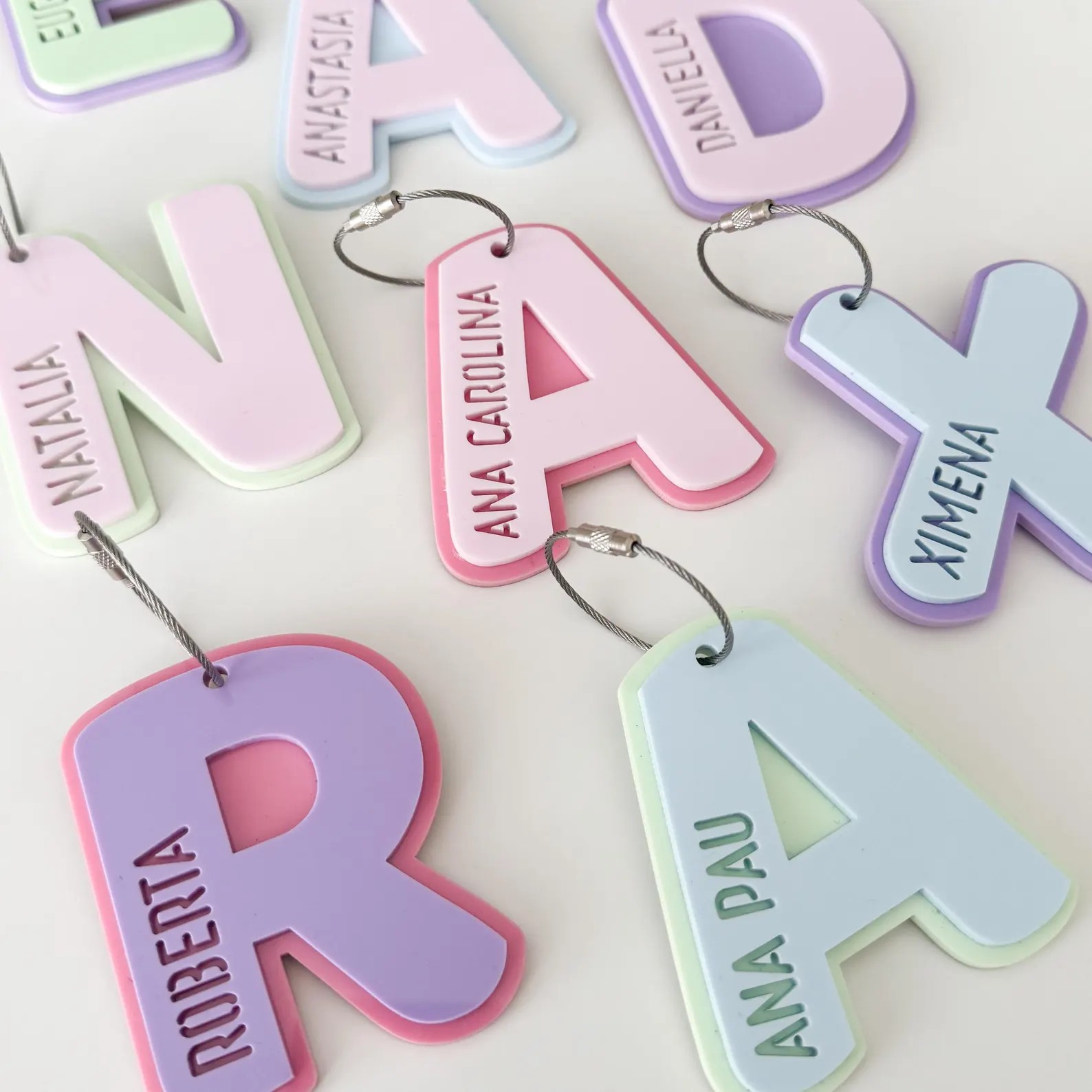 Porte-clés personnalisé avec i - Resin Art Alphabet avis et prix
