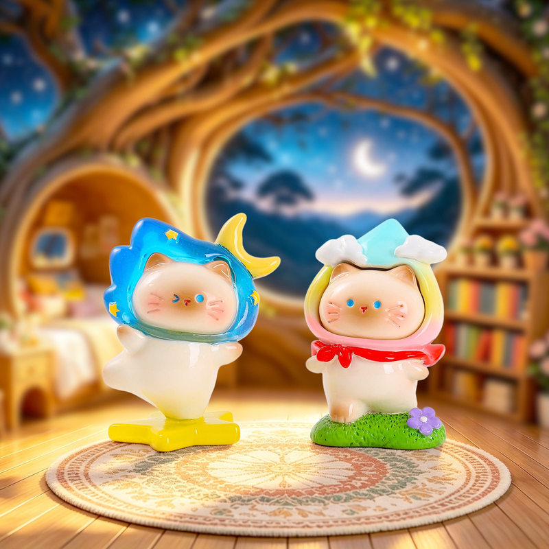 Figurine de chat mignon, série - Resin Art Case avis et prix